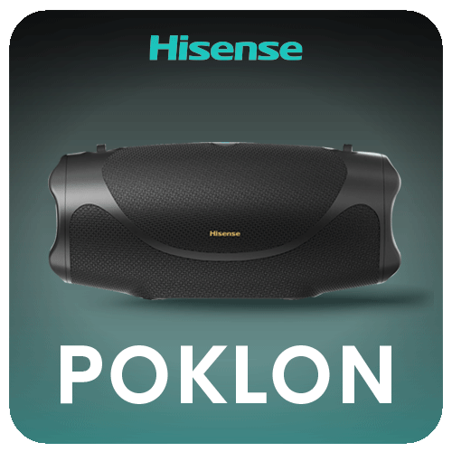 Hisense TV - poklon zvučnik